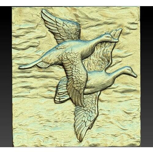3d STL Model Bird for CNC Router 3D Printer Aspire Cut3d Artcam Bas Relief