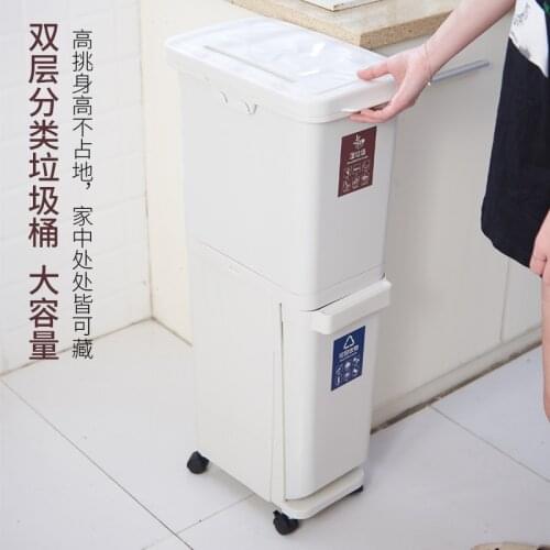 Trash Can Kitchen Compost Bin Recycle Composter Recycling Bin Waste Waste Garbage Bags Poubelle De Cuisine Garden Tools BA60LJ