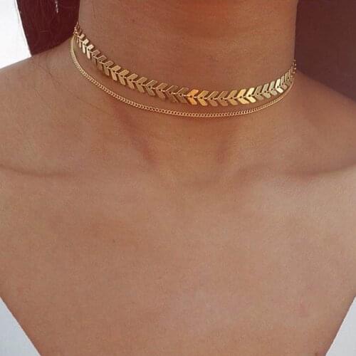 Mens Simple necklace Stainless Steel Curb Cuban Link Chain Women Unisex Jewelry Gift Ladys Exquisite Clavicle Necklace Fishbone