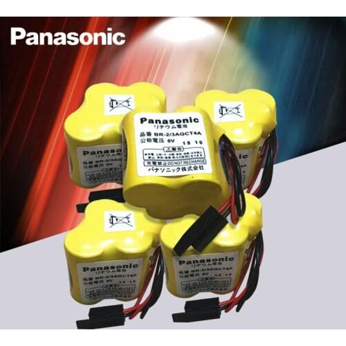 Panasonic Original 20pcs/lot BR-2/3AGCT4A 6v battery PLC BR-2/3AGCT4A lithium-ion batteries Black belt hook plug