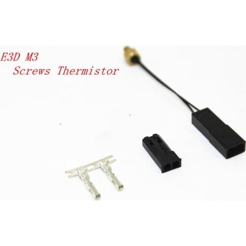 SWMAKER Durable Modular Screw-on M3 Stud Thermistor SEMITEC 104GT-2 for DIY 3D printer Reprap Prusa Hot End High Quality