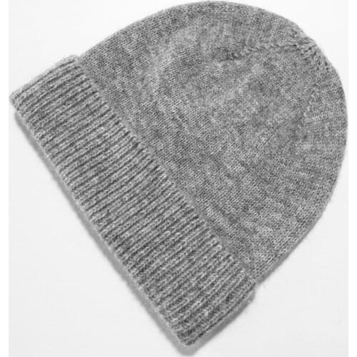 Beanie Women Men Wool Winter Warm Hat Knit Cap Headwear Casual Hiking Outdoor Ski Accessory