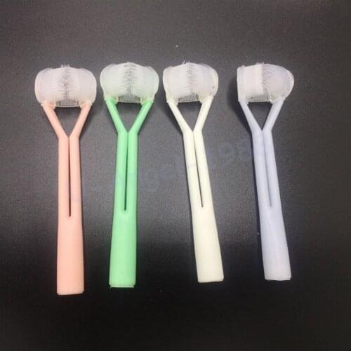 4pcs/lot Replacement Electric Toothbrush Heads for Electric Three Sides Toothbrush (Random Color)