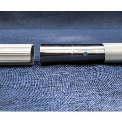 Window Curtain Rod Connector Interior Fitting Pole Splice 11.2cmx2.5 Conect The Rods Ends