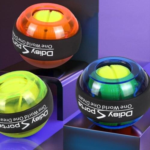 LED Wrist Power Ball Hand Muscle Strength Training Device High Quality Wrist Wrist Power Ball Relax Arm Muscle Training Device