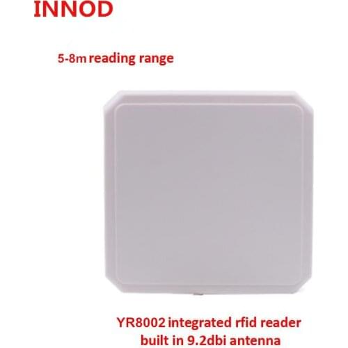 Access Control 5-7m ISO18000-6B/6C RFID UHF Reader Integrative Long Range Antenna Reader with Free English SDK card tags