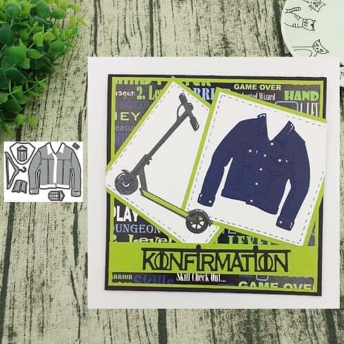 Spring 2020 Metal cutting dies Denim jacket die mold decoration Scrapbook paper craft knife mould blade punch