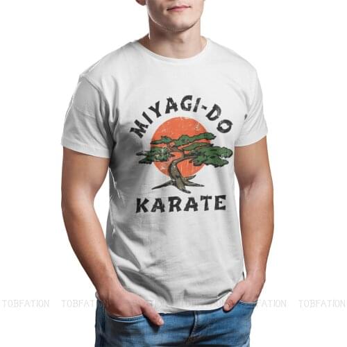 Miyagi Do Vintage TShirt For Male Cobra Kai Daniel Johnny Robby TV Series Camisetas Style T Shirt Soft Print Loose