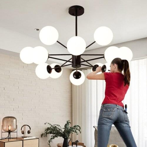 Vintage LED Ceiling Light Fixture For Living Room Modern Bedroom Ceiling Lamps Nordic Chandelier Ceiling Home Indoor Use
