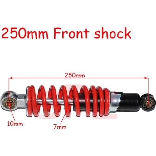 High quality 250mm front shock absorber suspension spring suitable for 50cc -125cc ATV Kart off-road vehicle