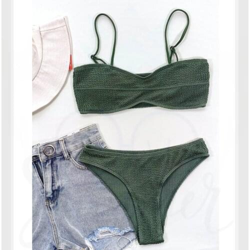 Bikini Mujer Swimwear Women Girl Swimsuit Sexy Bathing Suit Biquinis Feminino 2021 Maillot De Bain Femme Monokini Tankini