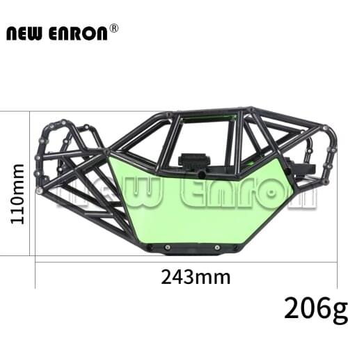 1/10 DIY RC Rock Crawler Nylon Body Shell Chassis Buggy Roll Cage for RC Car Parts Axial SCX10 SCX10 II 90046 90047 Upgrade