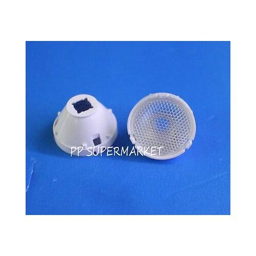 10pcs 60 Degree 21mm Reflector Collimator LED Lens For Cree T6 U2 XML XM-L LED