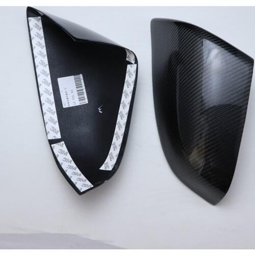 100% Real Carbon Fiber Shell sport style Side Mirror Cover Cap for Tesla model X 90D P90D 75D 100D 2016 2017 car styling