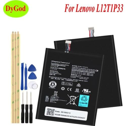3650mAh L12T1P33 For Lenovo IdeaTab Lepad 7"A1000/A1010/A1020/A3000/A3300/A5000E Battery High Quality Batteria Batterie+tools
