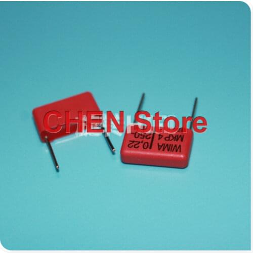 WIMA MKP4 15MM MKP10 MKS4 Audio film capacitance 220NF 260NF 270NF 330NF 160V 250V 0.22UF 0.27UF 0.33UF 0.26UF P15