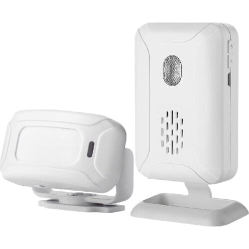 Wireless Doorbell PIR Store Shop Entry Welcome Motion Sensor Infrared Detector Induction Alarm Door Bell