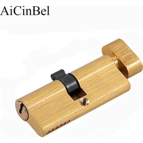 70mm Door Lock Cylinder Brass Copper Locks Core A Grade Anti-theft Doors Cylinders Security Locking Interior Protection