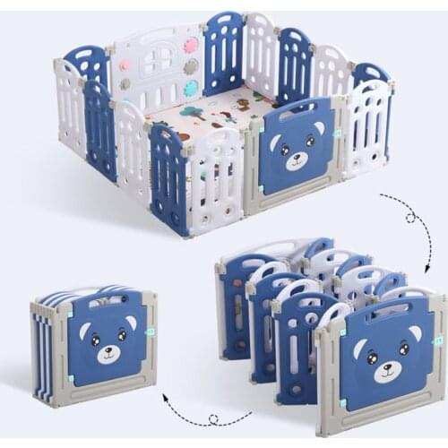 Childrens Crawling Fencing Kids Safety Guardrail Baby Fence Indoor Playground Play Yard Game Center Ocean Ball Fence