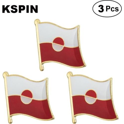 Greenland Lapel Pin Brooches Pins Flag badge Brooch Badges