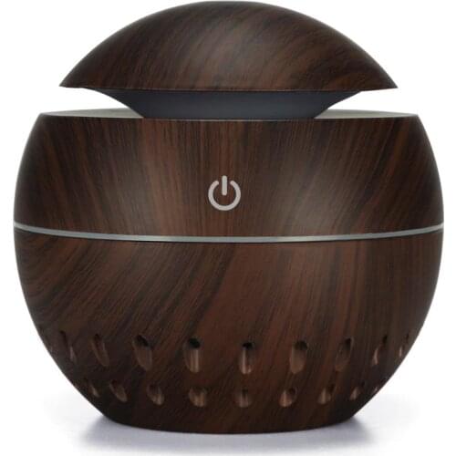 Electric Humidifier Essential Aroma Oil Diffuser Usb Charging Portable Air Purifier 7 Color Change LED light for home and office