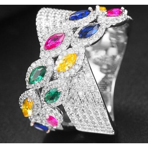 GODKI Jimbora 5 Colors Brand Luxury Noble Gorgeous Rings For Women Bridal Wedding Engagement Daily Fashion AAA CZ Jewelry 2020
