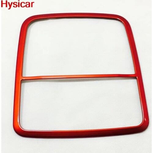 Hsyicar For Honda Accord 10th 2018 Car Front Rear Top Reading Light Lamp Moulding Cover Trim Interior Accessories ABS Chrome Red