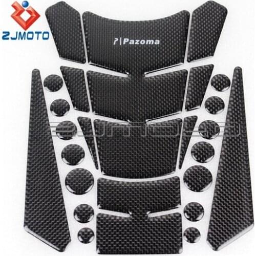 Motorcycle Fuel Tank Stickers Carbon Fiber Tank Protector Pad Decal Sticker Motocross Oil Tank Protection Stickers 23 x 18 cm