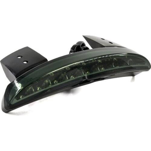 BJMOTO 12V Motorcycle Tail Lights For Harley 883 XL883N XL1200N Chopped Bobber Cafe Racer Rear Fender Edge LED Taillight