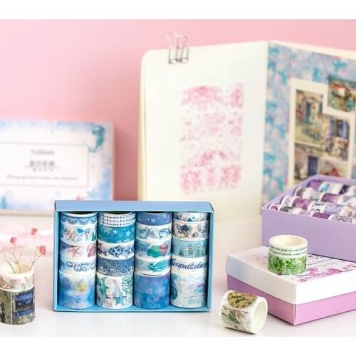 20pcs/lot Ocean stars Washi Tape set Adhesive Tape DIY Scrapbooking Sticker Label Japanese Masking tape