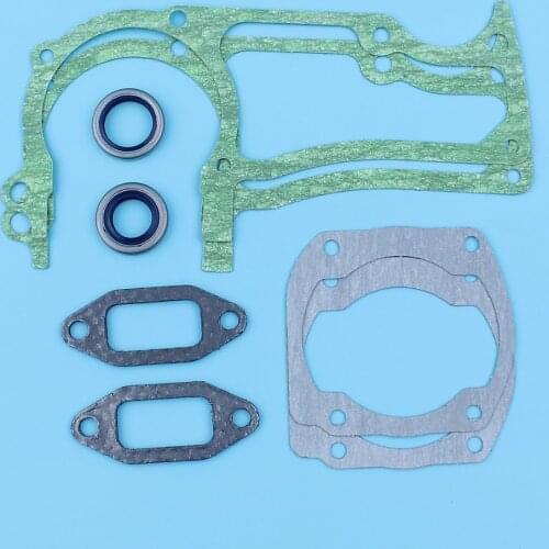 Crankcase / Muffler / Cylinder Gasket Oil Set For Husqvarna 365,371 K,375 K,362 XP, 372 XP TORQ Chainsaw 503627201,503260301