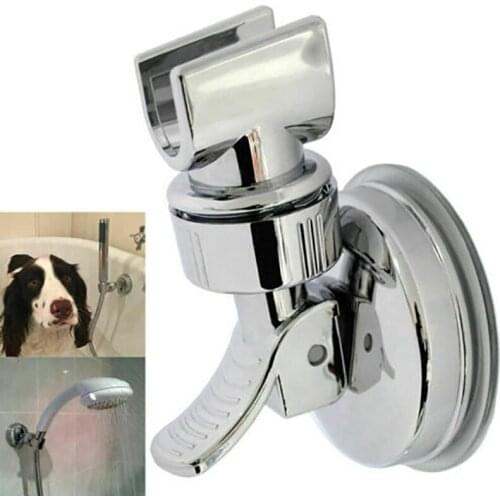 Bathroom Strong Vacuum Suction Cup Wall Mount Holder Adjustable Hand Shower head Bracket Bathroom Accessory