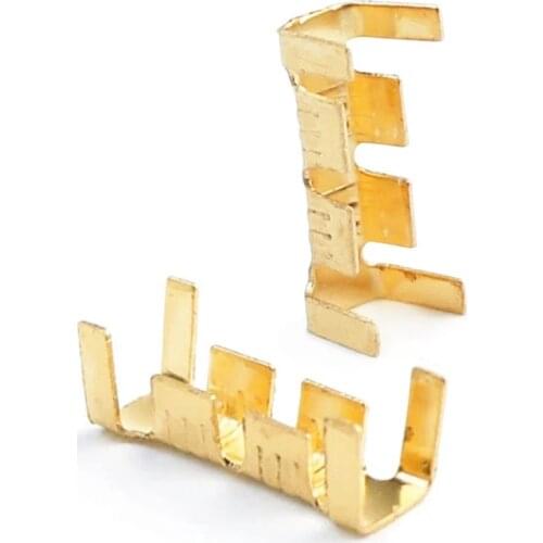 NEW 50pcs/100pcs 453/453C U-shaped terminal tab cold inserts connectors cold terminal small teeth fascia terminal,2.5-4mm2