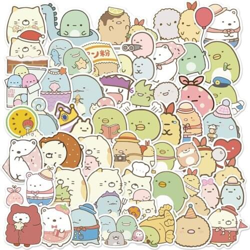 10/30/50PCS New Corner Biological Stickers Computer Notebook Mobile Phone Water Cup Cartoon Stickers Waterproof Stickers Wholesa