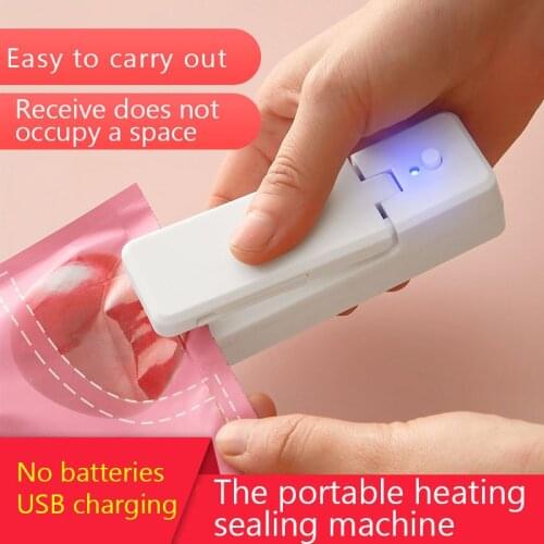Rechargeable Sealing Machine Small Household Packaging Plastic-Envelop Machine Mini-Portable Plastic Bag Hand Pressure Seal