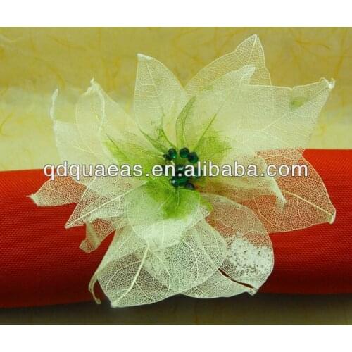 Butterfly wedding clear acrylic napkin rings