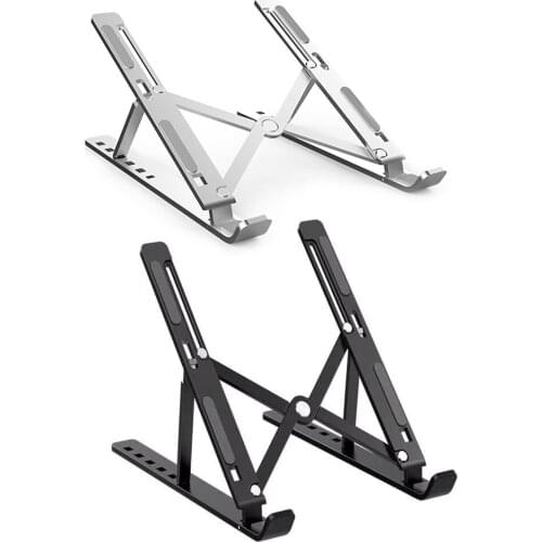 Adjustable Non-slip Laptop Stand Portable PC Support Holder Base Riser Height Notebook Cooling Stand Bracket Computer Holder