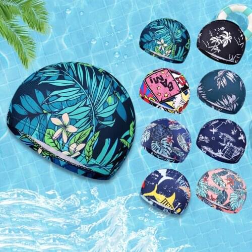 Swimming Cap Silicone Women Men Waterproof Colorful Adult Sports High Elastic Adults Swim Pool Hat Swimming Accessories 1PC