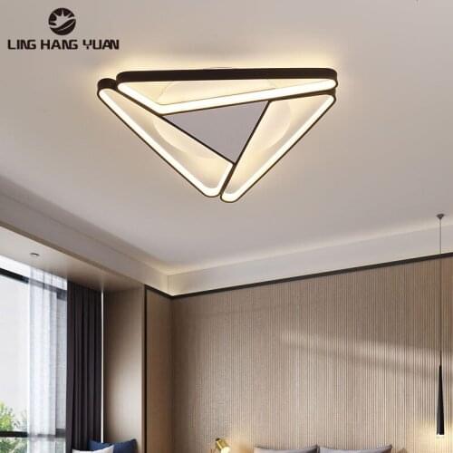 LED Chandelier New Arrival Modern Home Ceiling Chandelier Lighting for Living room Bedroo Dining room Luminaire Black White Gray