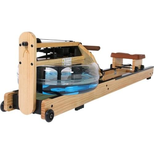 Gym Sports Home Warm-Up Exercise Log Color Brown Black Three Colors Optional High-Quality Foldable Rowing Machine