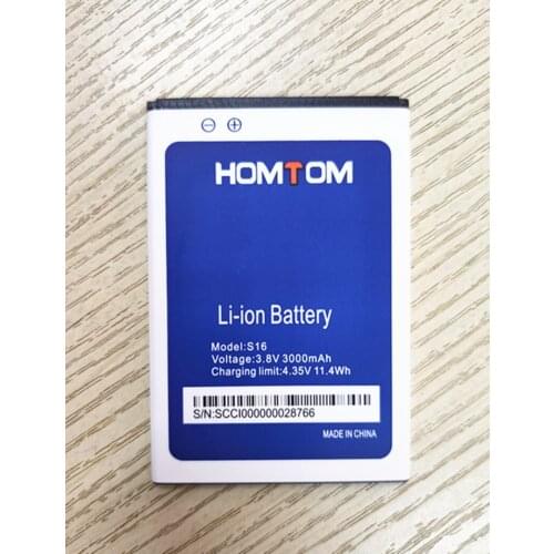 High quality homtom battery for HOMTOM S16 5.5inch MTK6580 S7 HT16 HT37 HT20 HT7 HT30 HT7 HT3 Smartphone