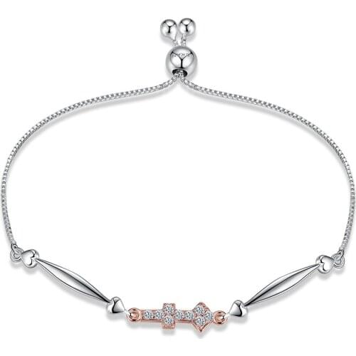 ZEMIOR 925 Sterling Silver Bracelet For Women Sagittarius Fashion Trends Adjustable With Zircon Bracelets Party Fine Jewelry