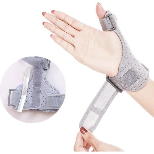 1pcs Thumb Wrist Brace Splint Wrist Orthosis Sport Wrist Support Adjustable Finger Holder Protector Wrap Hand Finger Sprain