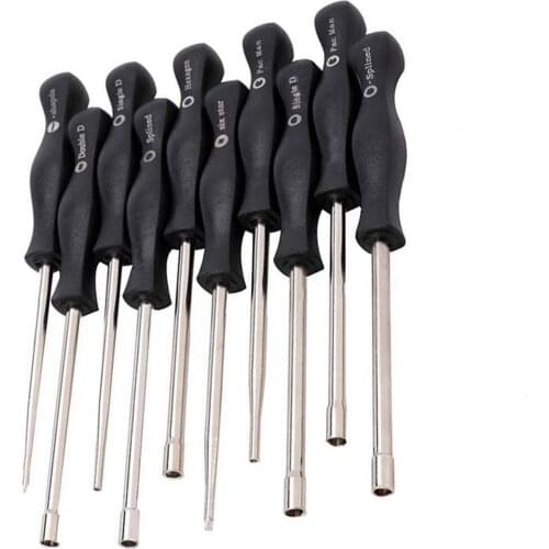 10Pcs Carburetor Adjustment Tool Kit, Carb Adjustment Screwdriver Tool with Carburetor Cleaning Brush, Ignition Spark Tester