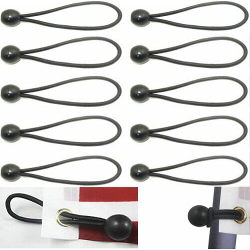 10Pcs 6" Bungy Loop Tonneau Bungee Cords Shock Fasteners each Awning Clips