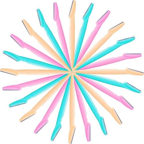 3Pcs Eyebrow Razors Dermaplane Razor for Women Face for Trimming and Shaping Multipurpose Exfoliating Face Razor and Eyebrow