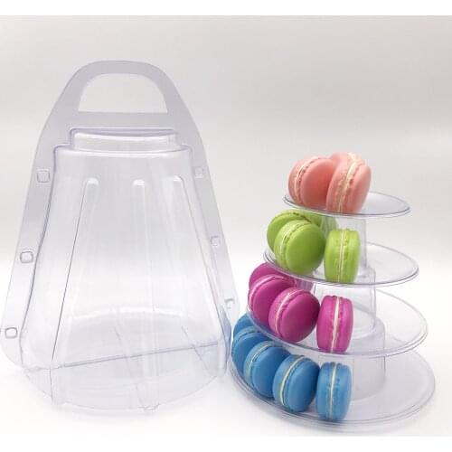 6Tier Round Macaron Tower Stand Cakes Display Rack for Wedding Birthday Decoration Tool AU