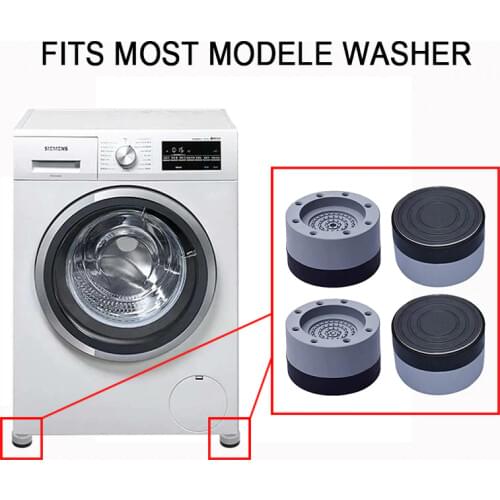 2/ 4PCS Shockproof Pad Washing Machine Foot Pad Universal Washing Machine Dryer Anti-Roll Noise Reduction Furniture Lifting Rack