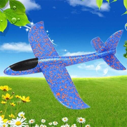 48cm Child Play Game Toy Kids Toys Hand Throw Flying Plane Foam Aeroplane Model Outdoor Launch Flying Glider Plane Toys