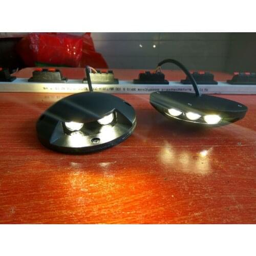 6pcs 2w 3w 4w LED underground light Translucent side t buried light AC85-265v outdoor recessed floor step garden landscape light